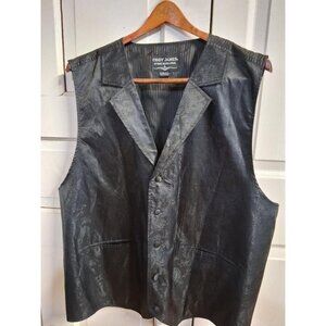 Cody James Mens Black Regal Vest 2XL Western Apparel NWT